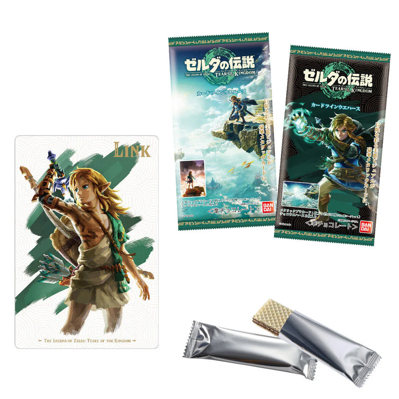 The Legened Of Zelda: Tears of the Kingdom Twin Chocolate Wafer and Collectable Cards (BANDAI)