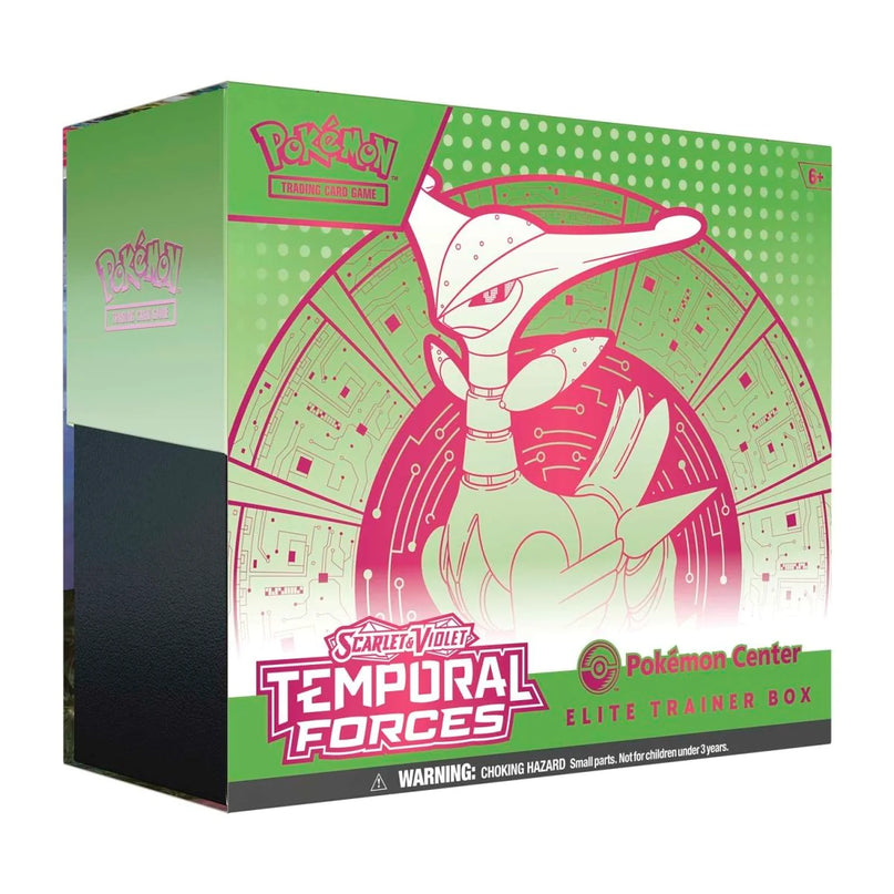 RELEASE 22nd MAR 2024: Pokemon TCG - Scarlet and Violet 5 Temporal Forces - Iron Thorns Elite Trainer Box