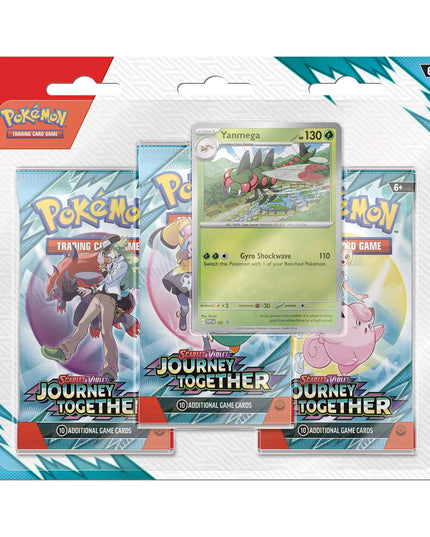RELEASE 28th MARCH 2025: Pokémon TCG - Scarlet & Violet 9: Journey Together 3-Pack Blister
