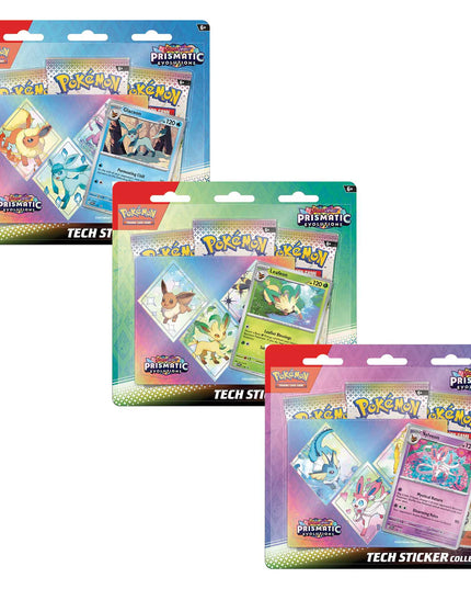 INSTORE ONLY - RELEASE 17th JAN 2025: Pokémon TCG: Scarlet & Violet 8.5 – Prismatic Evolutions - Tech Sticker Collection