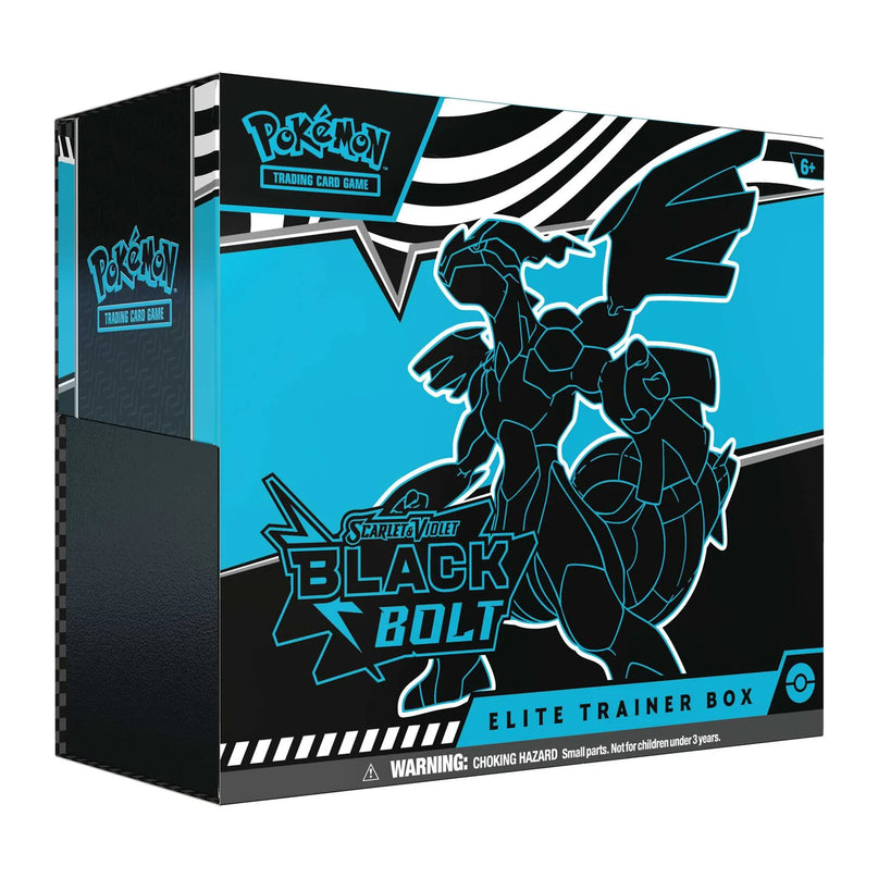 RELEASE 18th JULY 2025: Pokémon TCG: Scarlet & Violet 10.5 - Black Bolt - Elite Trainer Box Zekrom