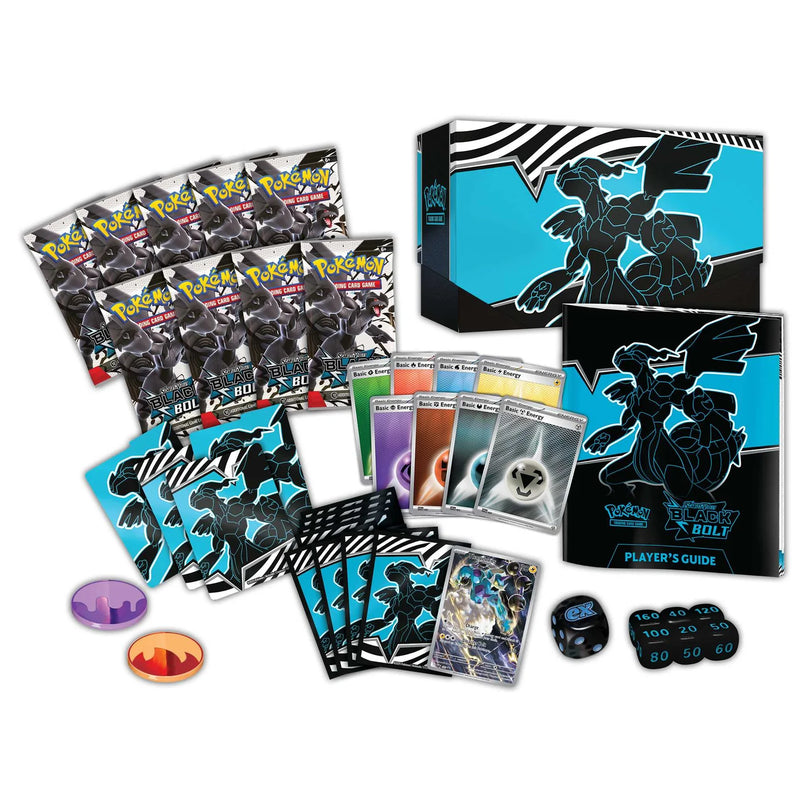 RELEASE 18th JULY 2025: Pokémon TCG: Scarlet & Violet 10.5 - Black Bolt - Elite Trainer Box Zekrom