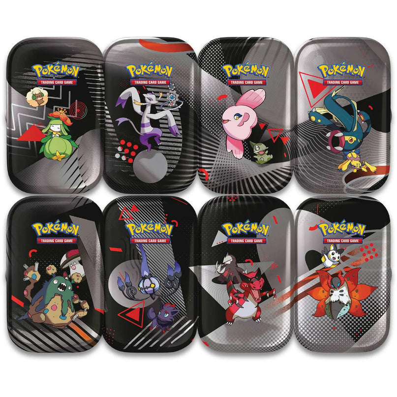 RELEASE 18th JULY 2025: Pokémon TCG: Scarlet & Violet 10.5 - Black Bolt & White Flare - Unova Mini Tin - Assorted Display
