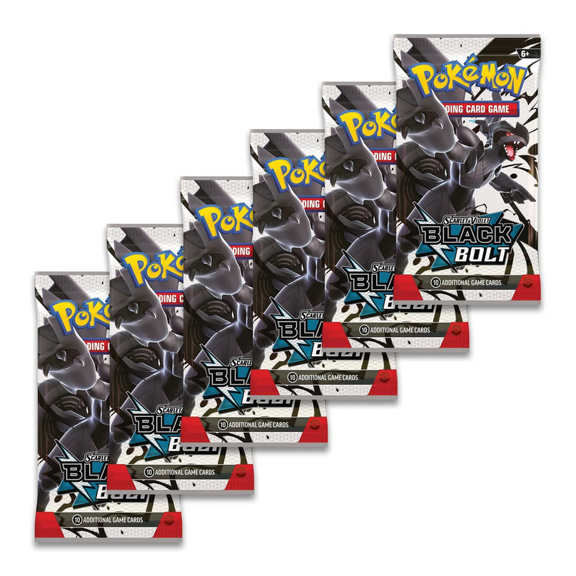 RELEASE 22nd AUG 2025: Pokémon TCG: Scarlet & Violet 10.5 - Black Bolt - Booster Bundle