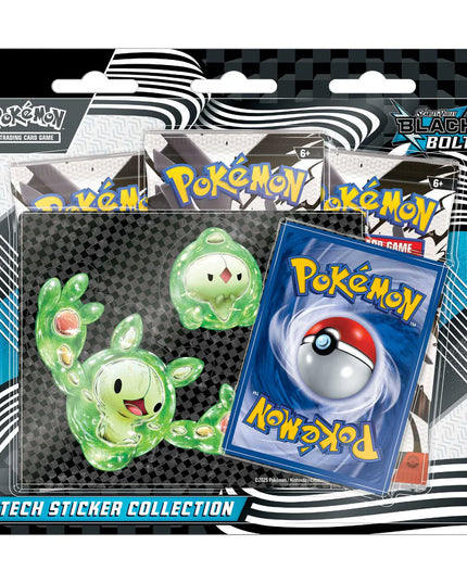 RELEASE 1st AUG 2025: Pokémon TCG: Scarlet & Violet 10.5 - Black Bolt - Tech Sticker Collection Reuniclus