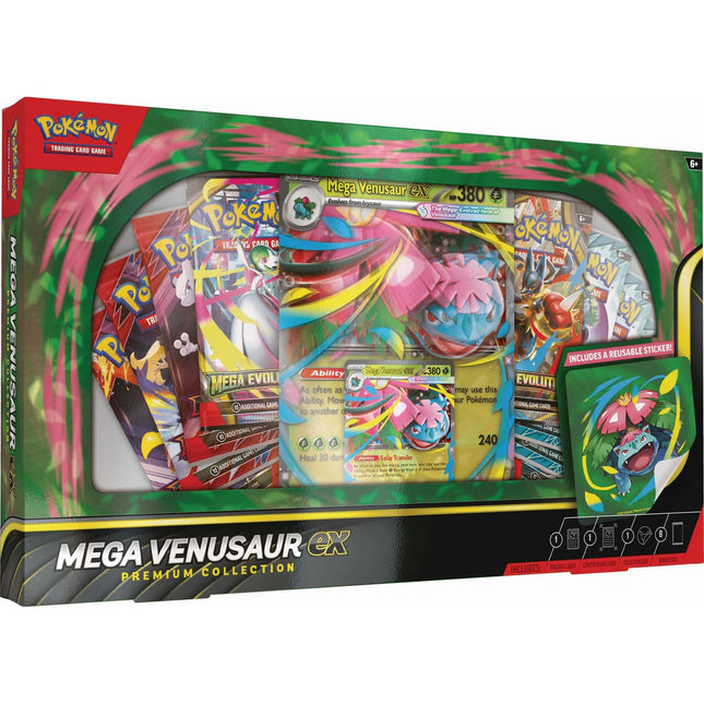 RELEASE 14th NOV 2025: Pokémon TCG: Mega Venusaur ex Premium Collection
