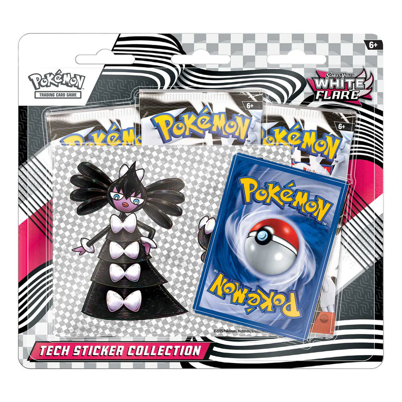 RELEASE 1st AUG 2025: Pokémon TCG: Scarlet & Violet 10.5 - White Flare - Tech Sticker Collection Gothitelle