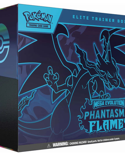 RELEASE 14th NOV 2025: Pokémon TCG: Mega Evolution Phantasmal Flames - Elite Trainer Box