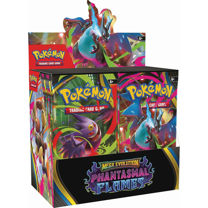 RELEASE 14th NOV 2025: Pokémon TCG: Mega Evolution Phantasmal Flames - Booster Display CDU