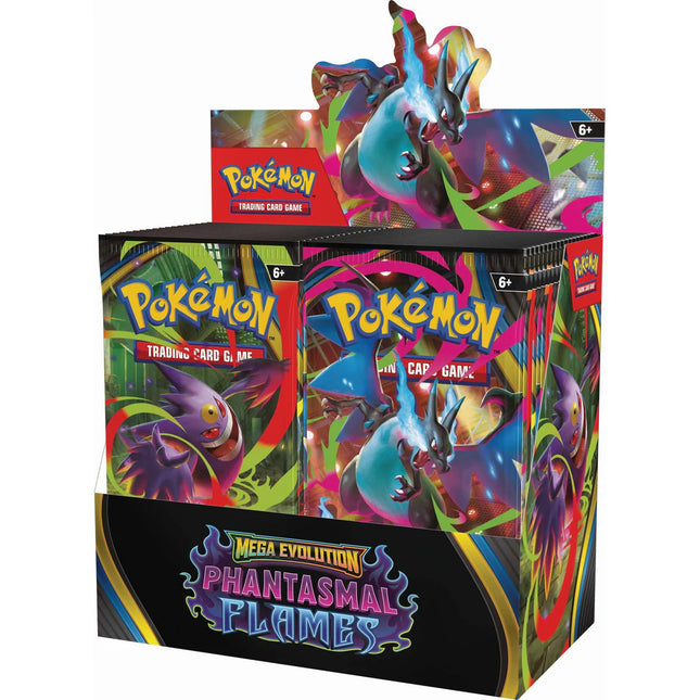 RELEASE 14th NOV 2025: Pokémon TCG: Mega Evolution Phantasmal Flames - Booster Display CDU