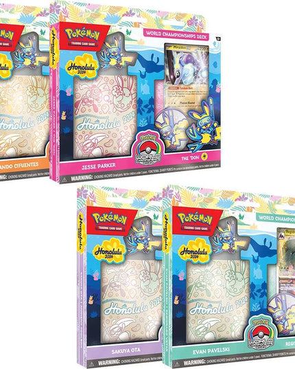 RELEASE 16TH MAY 2025 - Pokémon TCG: World Champions Decks - Honolulu 2024