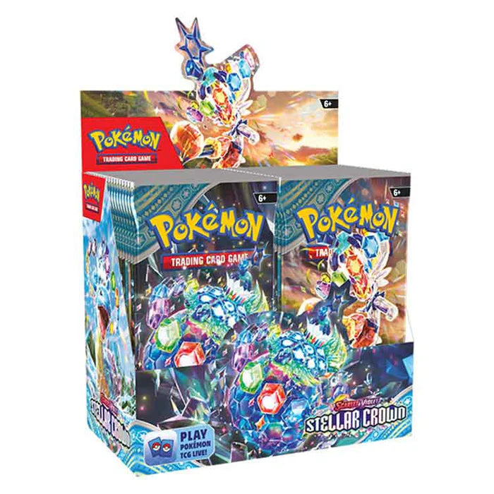 RELEASE 13th SEPTEMBER 2024: Pokemon TCG - Scarlet & Violet 7 Stellar Crown Booster Box (36 Packs)