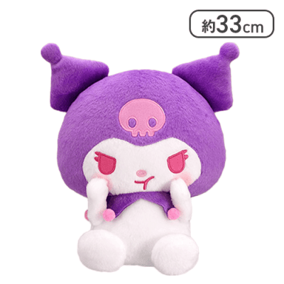 Sanrio Characters: Kuromi, My Melody & Sweet Piano: Mugyutto Big Plush 33cm (FURYU)