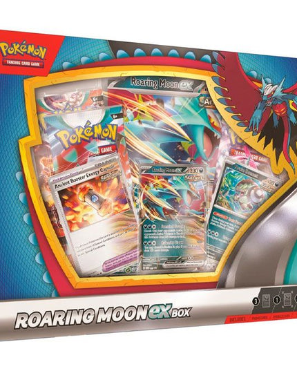 Pokemon TCG - Roaring Moon  / Iron Valiant EX Box (SELECT OPTION)