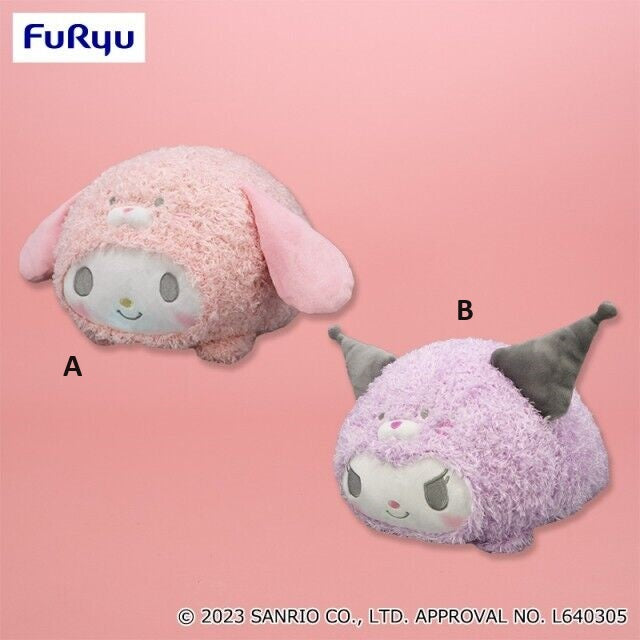 Sanrio - My Melody / Kuromi - Fluffy Seal Costume Plush 35cm (FURYU)