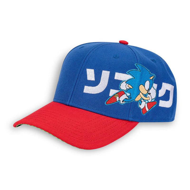 Sonic Kanji Pre-Curved Bill Snapback Cap (BIOWORLD)