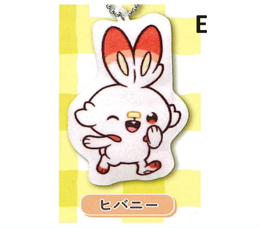 Pokemon - Pokepiece mini cushion mascot Keychain Capsule Toy  (Takara Tomy Arts)