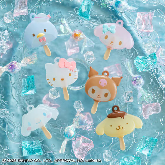 Sanrio Characters: Bikkura Tamago Melty Bonbon Creamy Popsicle Charm (BATH BOMB) (BANDAI)