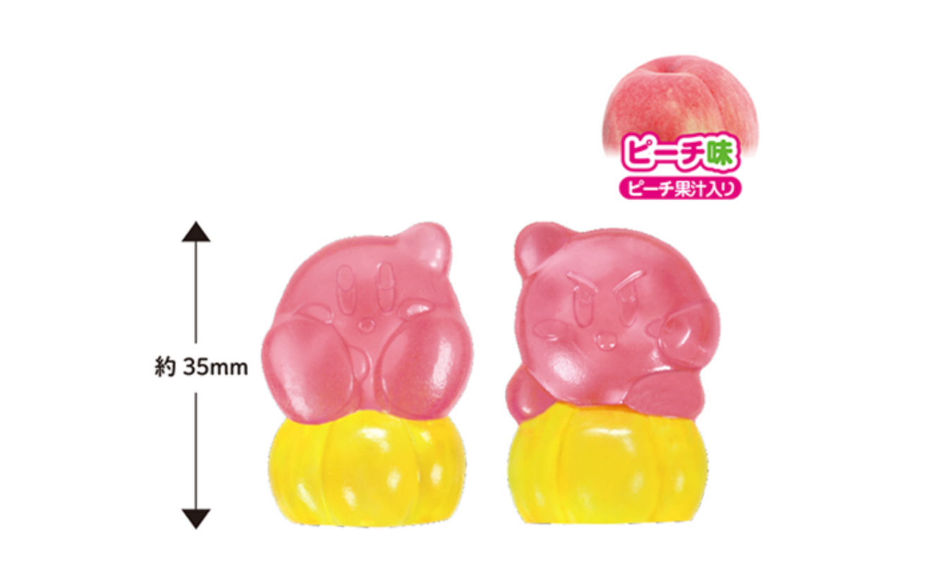 Kirby 4D Gummies - Peach Flavour (HEART)