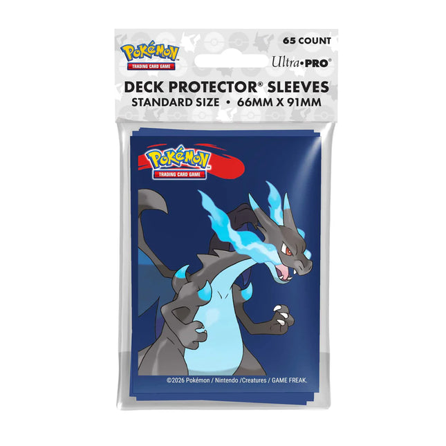 Pokémon: Mega Charizard X 65ct Deck Protectors Sleeves (ULTRA PRO)