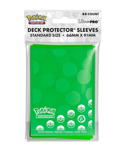 Pokémon TCG Energy Deck Protector Sleeves - Grass Type (65ct)
