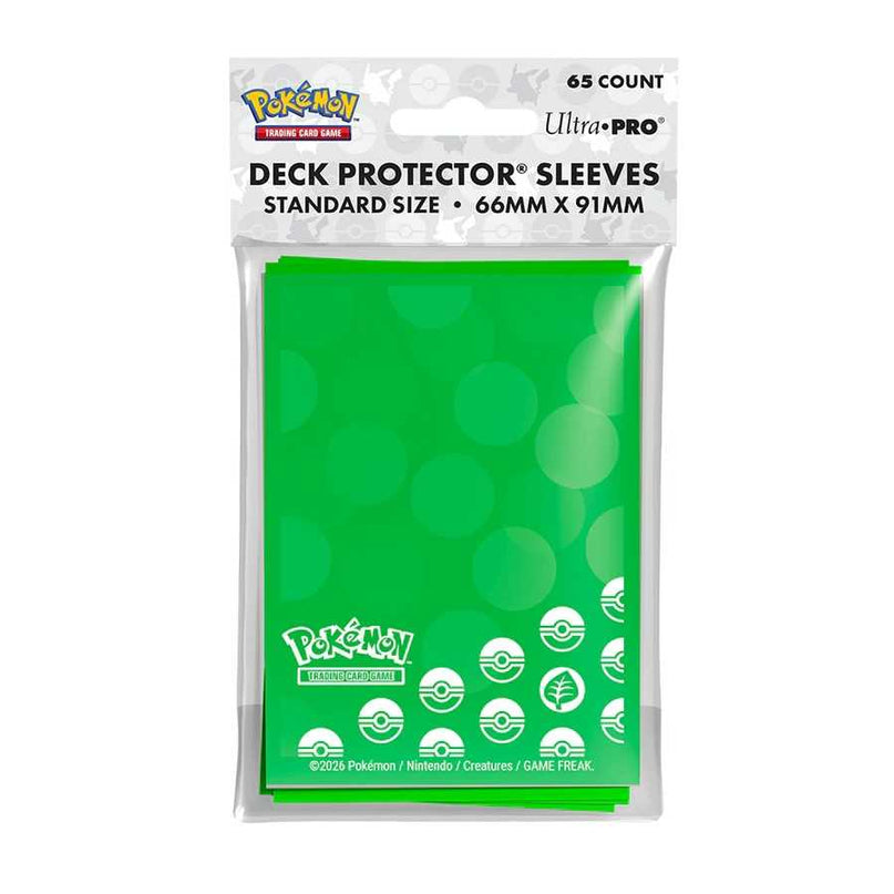 Pokémon TCG Energy Deck Protector Sleeves - Grass Type (65ct)