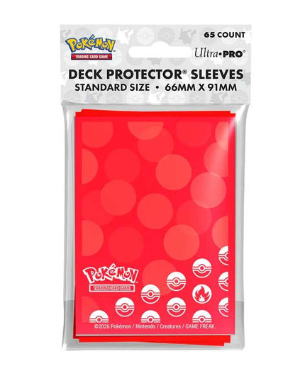 Pokémon TCG Energy Deck Protector Sleeves - Fire Type (65ct)
