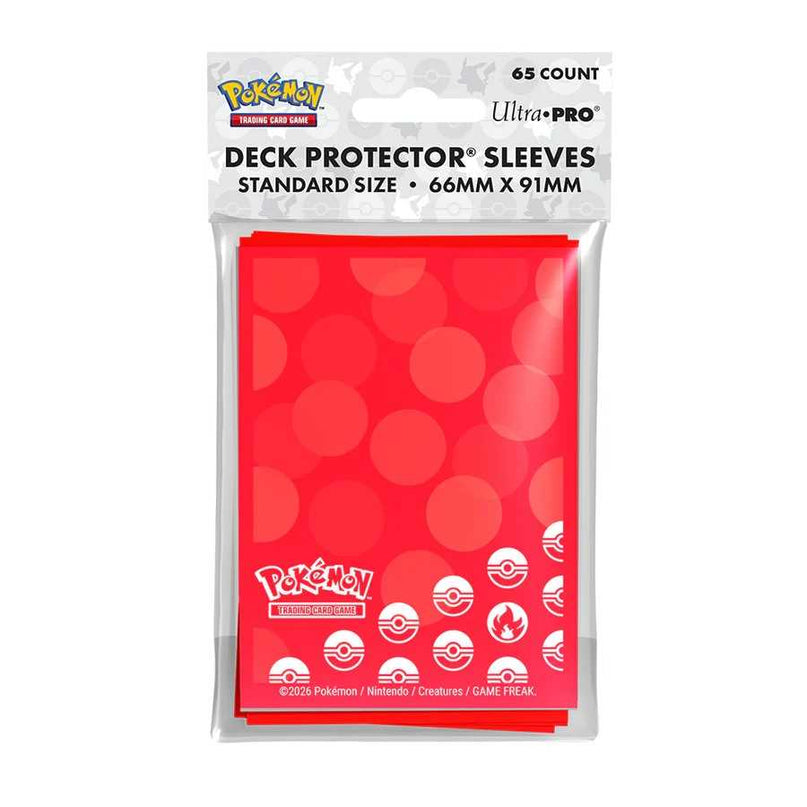 Pokémon TCG Energy Deck Protector Sleeves - Fire Type (65ct)