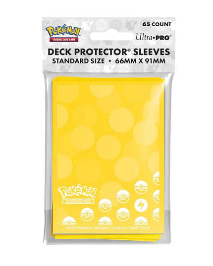 Pokémon TCG Energy Deck Protector Sleeves - Lightening Type (65ct)