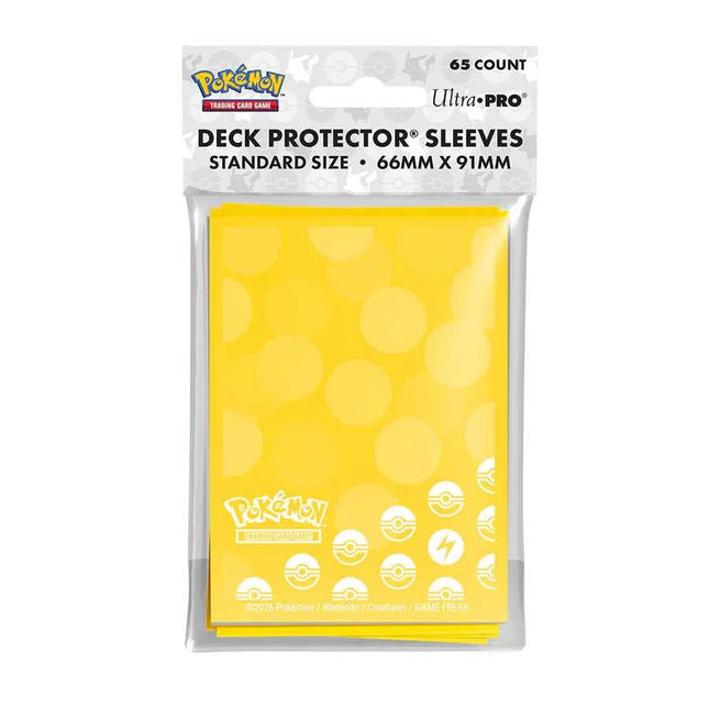 Pokémon TCG Energy Deck Protector Sleeves - Lightening Type (65ct)