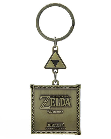 The Legend of Zelda - Link & Triforce Metal Keychain (ABYSTYLE)
