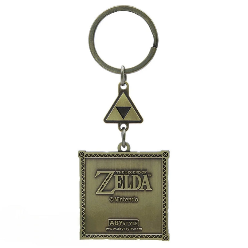 The Legend of Zelda - Link & Triforce Metal Keychain (ABYSTYLE)