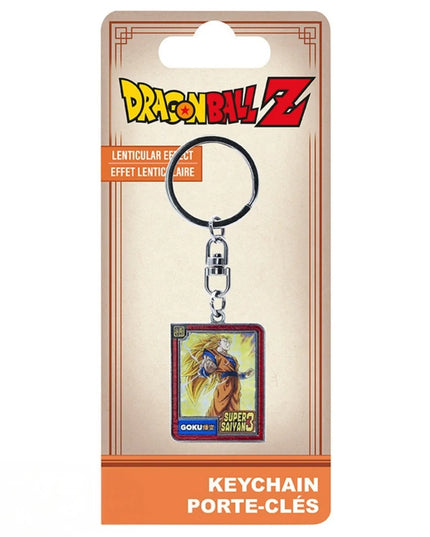 Dragon Ball Z - Goku Super Saiyan 3 Lenticular Metal Keychain (ABYSTYLE)