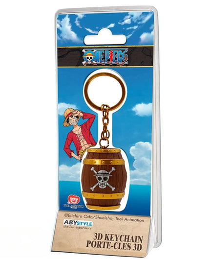 One Piece - 3D Barrel Keychain (ABYSTYLE)