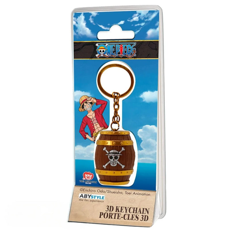 One Piece - 3D Barrel Keychain (ABYSTYLE)