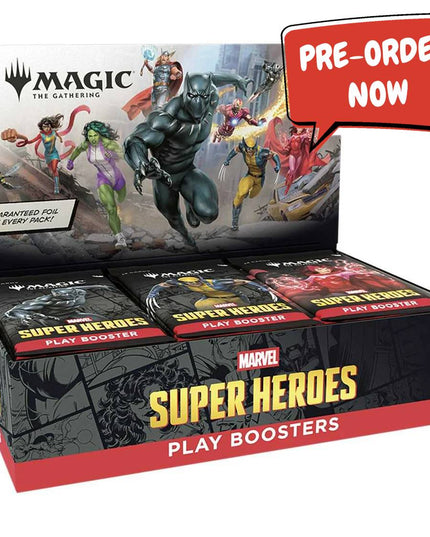 RELEASE 26th JUNE 2026: Magic: The Gathering: Marvel Super Heroes Play Booster PREORDER