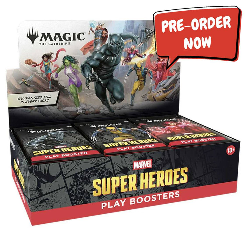 RELEASE 26th JUNE 2026: Magic: The Gathering: Marvel Super Heroes Play Booster PREORDER