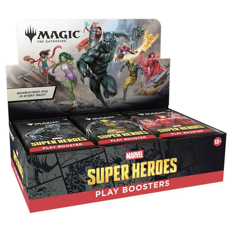 RELEASE 26th JUNE 2026: Magic: The Gathering: Marvel Super Heroes Play Booster PREORDER