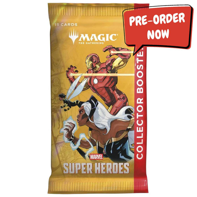 RELEASE 26th JUNE 2026: Magic: The Gathering: Marvel Super Heroes Collector Booster Pack PREORDER