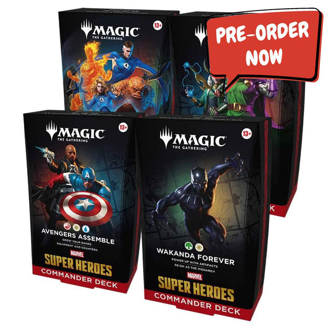 RELEASE 17th JUNE 2026: Magic: The Gathering: Marvel Super Heroes Commander Deck PREORDER