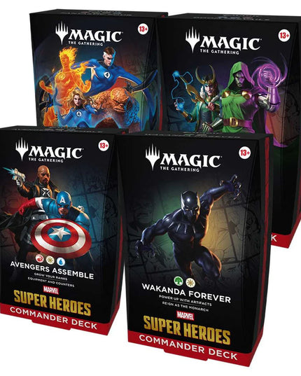 RELEASE 17th JUNE 2026: Magic: The Gathering: Marvel Super Heroes Commander Deck PREORDER
