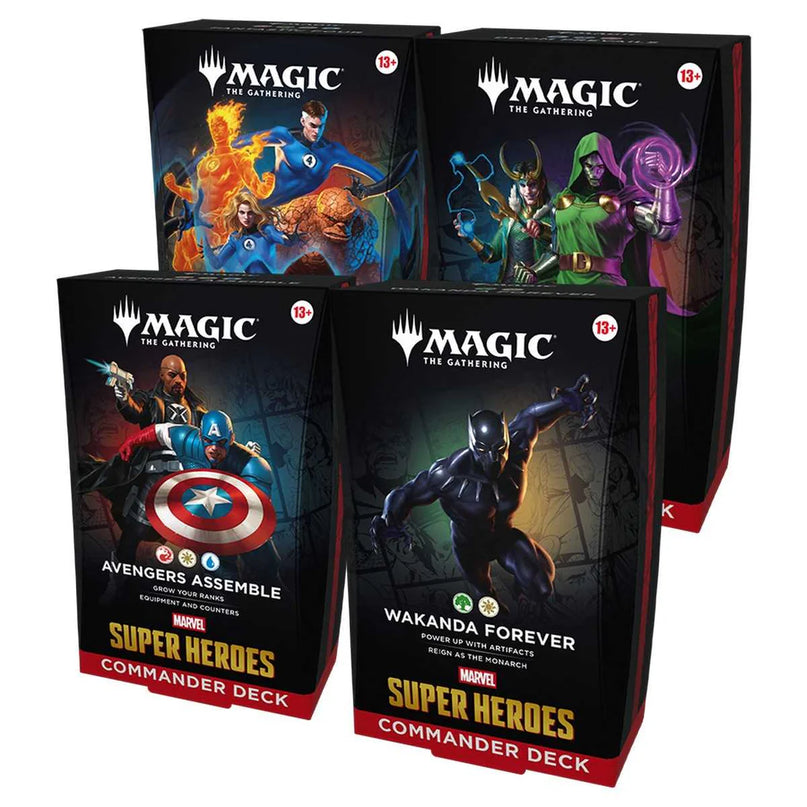 RELEASE 17th JUNE 2026: Magic: The Gathering: Marvel Super Heroes Commander Deck PREORDER