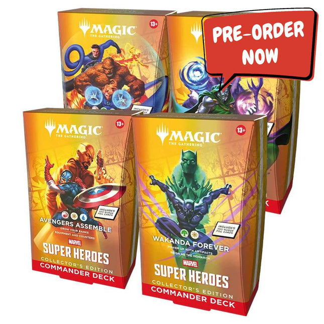 RELEASE 26th JUNE 2026: Magic: The Gathering: Marvel Super Heroes Collector Commander Deck PREORDER