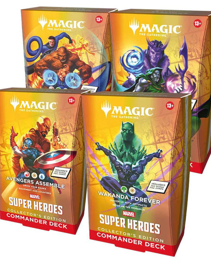 RELEASE 26th JUNE 2026: Magic: The Gathering: Marvel Super Heroes Collector Commander Deck PREORDER