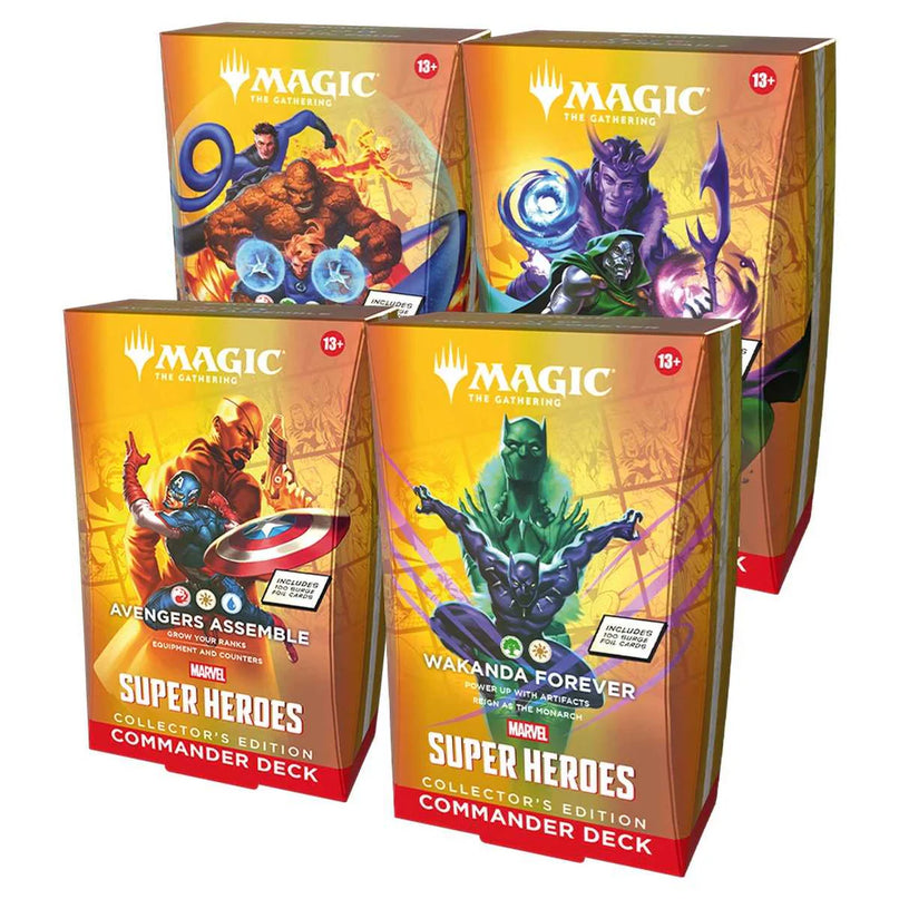 RELEASE 26th JUNE 2026: Magic: The Gathering: Marvel Super Heroes Collector Commander Deck PREORDER