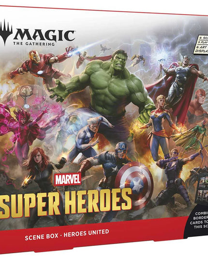 RELEASE 17th JUNE 2026: Magic: The Gathering: Marvel Super Heroes Scene Box - Heroes UnitedPREORDER