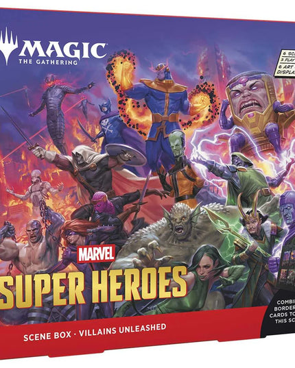 RELEASE 17th JUNE 2026: Magic: The Gathering: Marvel Super Heroes Scene Box - Villains Unleashed PREORDER