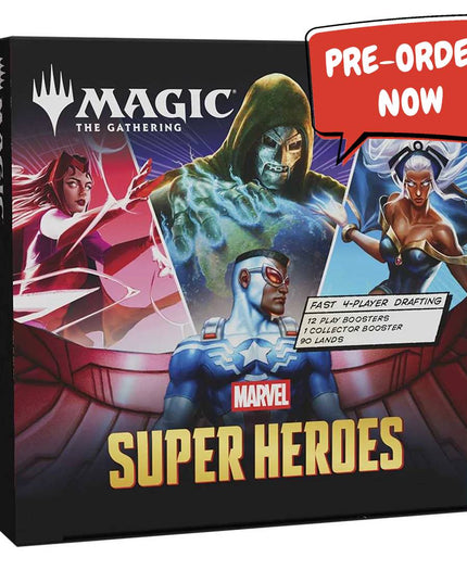 RELEASE 17th JULY 2026: Magic: The Gathering: Marvel Super Heroes Draft Night PREORDER