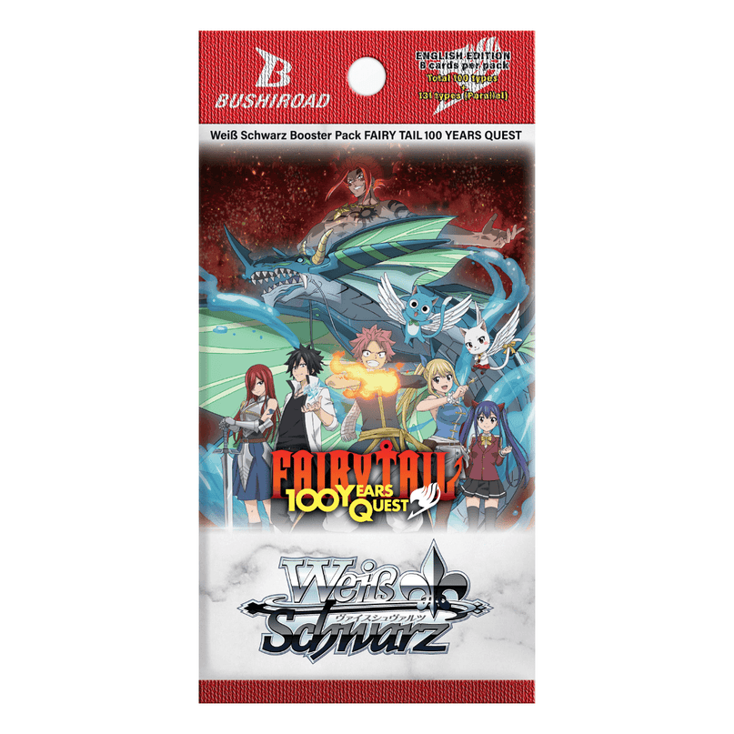 RELEASE: 13TH MAR 2026 - Weiss Schwarz - Fairy Tail: 100 Years Quest - Booster Pack (Single)