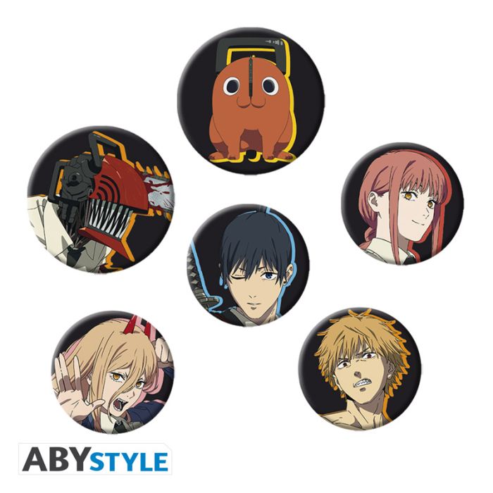 Chainsaw Man - Badge Pack (6 Badges) (ABYSTYLE)